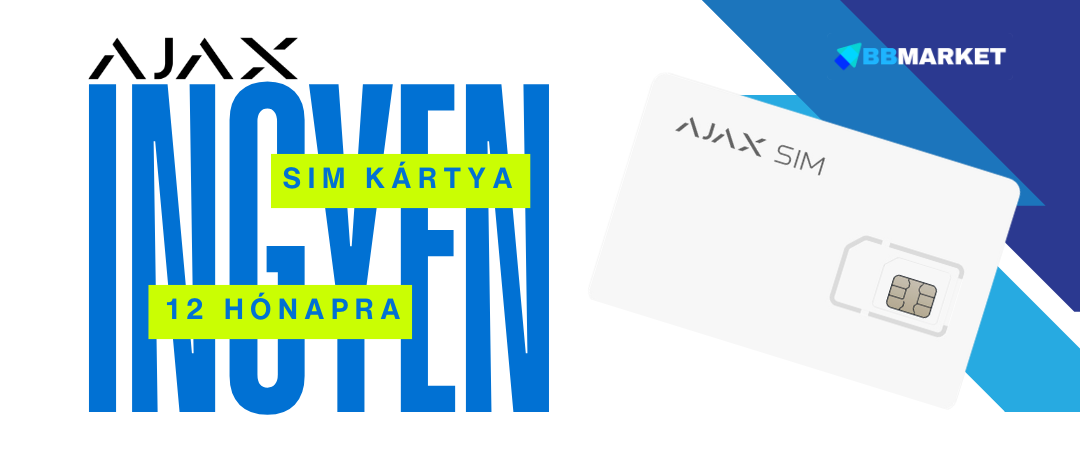 AJAX INGYEN SIM KÁRTYA