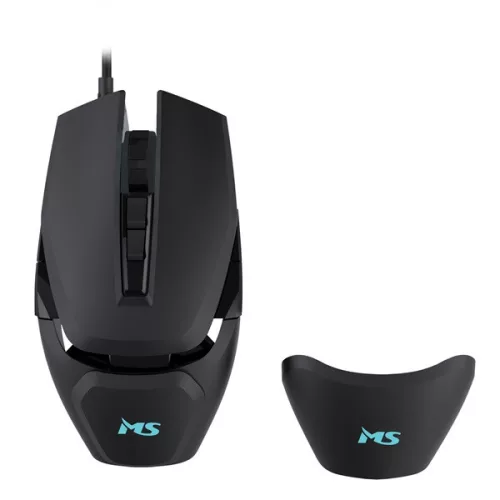 MS Egér, Gamer, MSI NEMESIS C900, vezetékes, 16000 DPI, fekete