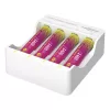 ANSMANN Lítium Töltő Szett, micro ceruza, 4× AAA akku + töltőmodul, 1250 mAh