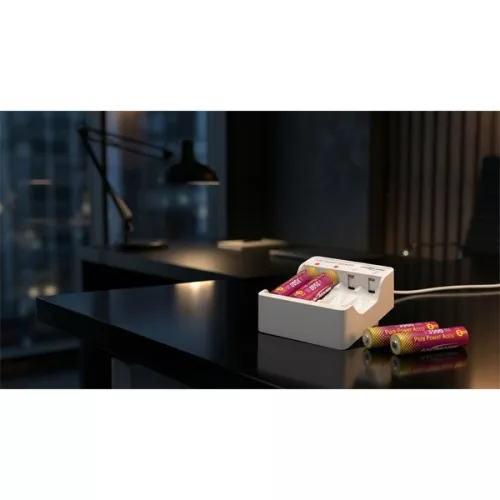 ANSMANN Lítium Töltő Szett, ceruza, 4× AA akku + töltőmodul, 3250 mAh