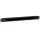 WP 1U brush type cable, Black  RAL 9005