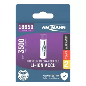   ANSMANN akku, Li-ion, Lítium, 18650 típusú, 3500 mAh, 3,6 V