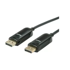   ROLINE Kábel DisplayPort DP - HDMI, Optikai, UHD, 8K@60Hz, (AOC), M/M, 15m, fekete