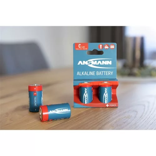 ANSMANN Alkáli Elem, C, 2 db