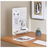 VALUE Asztalra szorítható tábla, opcionális tartóelemekkel, Clamp Mount Pegboard, Gamer / Office / Irodai, fehér