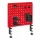 VALUE Asztalra szorítható tábla, opcionális tartóelemekkel, Clamp Mount Pegboard, Gamer / Office / Irodai, piros
