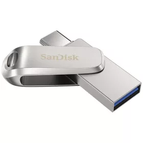 SANDISK Pendrive 128GB USB3.1/Type-C Dual Drive Luxe Ezüst