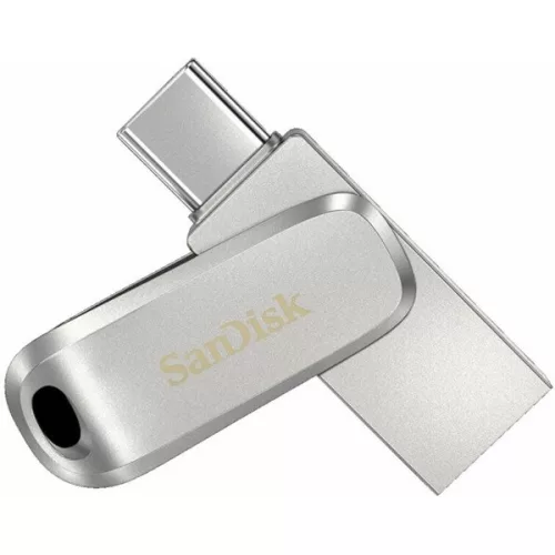 SANDISK Pendrive 128GB USB3.1/Type-C Dual Drive Luxe Ezüst