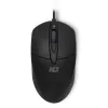 ACT Wired Optical Mouse 1000 DPI Black