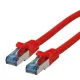 ROLINE Patch kábel S/FTP CAT6a, LSOH,  20m, piros