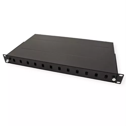 ROLINE Patch panel 12 portos, 1U, SC(Simplex)/LC(Duplex), fiber optic