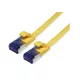 VALUE Patch kábel FTP CAT6a lapos kivitel 0,5m, sárga