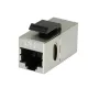 VALUE Toldó, Coupler STP RJ45 CAT6 8P8C, ezüst