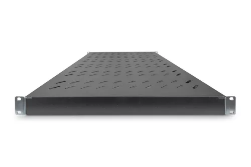 Digitus 1U fixed shelf for 1000mm depth racks 44x482x700mm adjust. 700-900mm depth Black