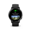 Garmin Vivoactive 5 Slate Aluminium Bezel with Black Case and Silicone Band