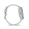 Garmin Venu 3S Silver Stainless Steel Bezel with Sage Grey Case and Silicone Band