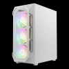 Gamdias Aura GC1 Elite WH ARGB Tempered Glass White