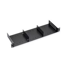   VALUE Polc 19" fix 465 x 154mm, max 6kg, 2 állítható elválasztóval, 1U, fekete