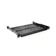 VALUE Polc 19" fix 485 x 350mm, max 25kg, 1U, fekete