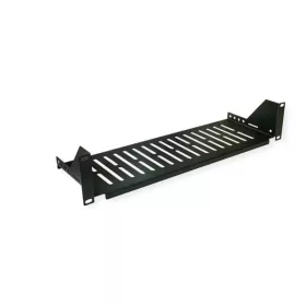 VALUE Polc 19" fix 485 x 150mm, max 15kg, 2U, fekete
