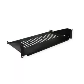 VALUE Polc 19" fix 485 x 250mm, max 15kg, 2U, fekete