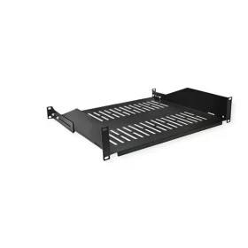 VALUE Polc 19" fix 485 x 400mm, max 25kg, 2U, fekete