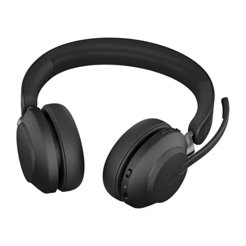 Jabra Evolve2 65, Link 390a UC Stereo Desk Stand Black