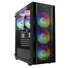Gamdias Aura GC2 Elite ARGB Tempered Glass Black