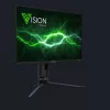 Tesla Gamer Monitor 27", 1920x1080 (FHD), 165 Hz, HDR, fast IPS, 400 cd/m2, AMD FreeSync, NVIDIA G-Sync, 1 ms, 16:9/4:3, 2 HDMI, DP, audio out, fekete