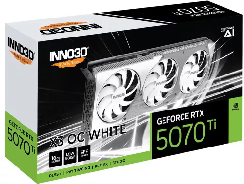 Inno3D GeForce RTX5070 Ti 16GB GDDR7 X3 OC White