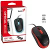Genius DX-123 Wired Mouse Black/Red