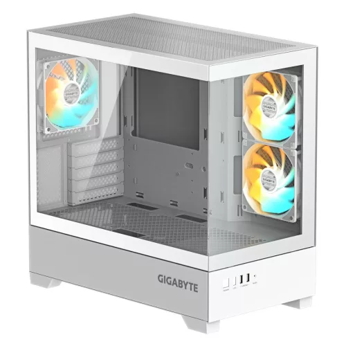 Gigabyte C201 Panoramic Ice Tempered Glass Black