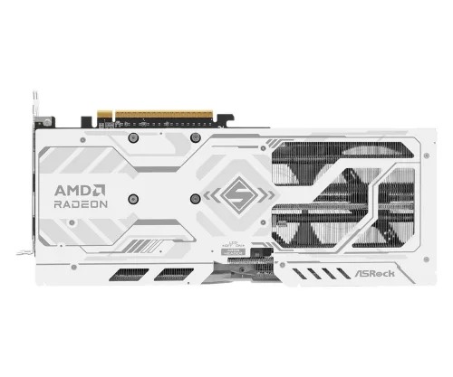AsRock Radeon RX 9060 XT 16GB GDDR6 Steel Legend OC Videókártya - Fehér