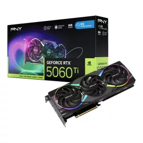   PNY GeForce RTX5060 TI 8GB DDR7 ARGB OC nVidia, RTX 50 Series, PCIE, 8GB, GDDR7, 128bit, Gamer