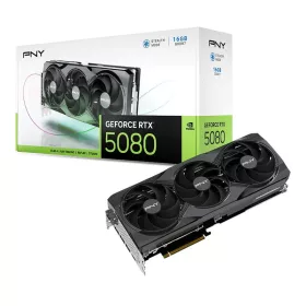   PNY GeForce RTX5080 16GB DDR7 Triple Fan nVidia, RTX 50 Series, PCIE, 16GB, GDDR7, 256bit, Gamer