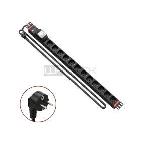 WP WPN-PDU-G02-12 19" PDU/elosztósor 12x Schuko aljzat