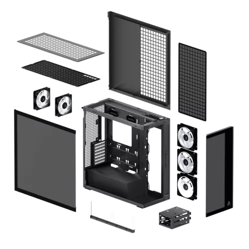 Arctic Xtender Tempered Glass Black