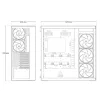 Arctic Xtender VG Tempered Glass Mirror Black