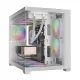 Gamdias Aura GC10M V2 WH ARGB Tempered Glass White