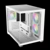 Gamdias Aura GC10M V2 WH ARGB Tempered Glass White