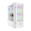 Gamdias Aura GC7 ARGB Tempered Glass White
