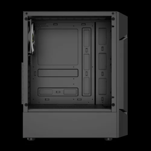 Gamdias Aura GC7 ARGB Tempered Glass Black