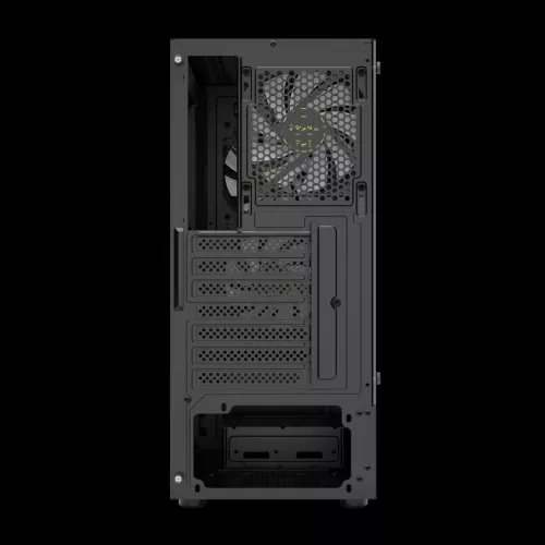 Gamdias Aura GC7 ARGB Tempered Glass Black