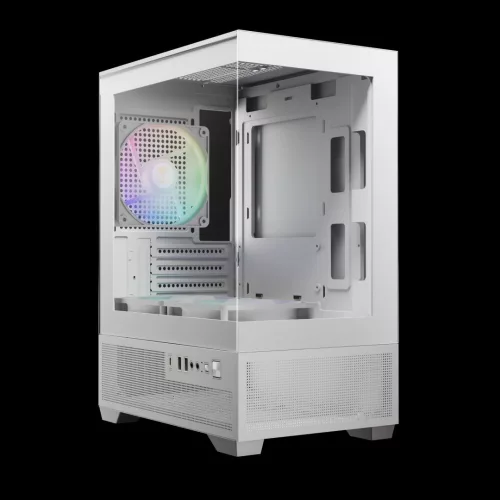 Gamdias Aura GC9M ELITE ARGB Tempered Glass White