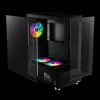 Gamdias Atlas E1 ARGB Tempered Glass Black