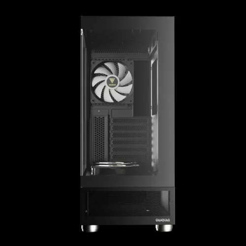 Gamdias Atlas E1 ARGB Tempered Glass Black