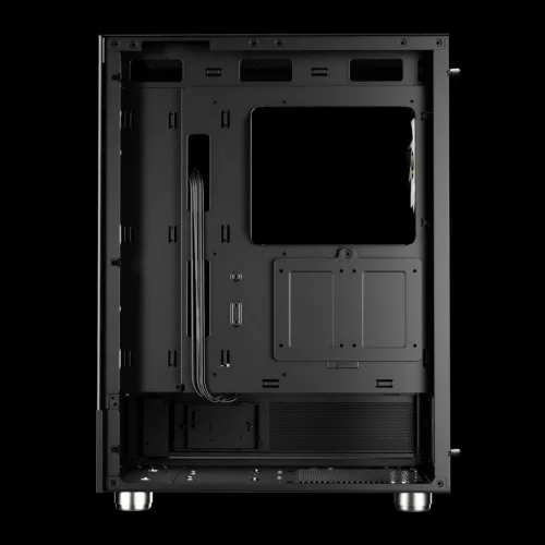 Gamdias Atlas E1 ARGB Tempered Glass Black