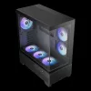 Gamdias Aura GC12 ARGB Tempered Glass Black