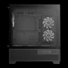 Gamdias Aura GC12 ARGB Tempered Glass Black