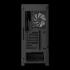 Gamdias Aura GC12 ARGB Tempered Glass Black